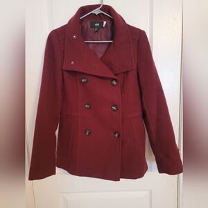 H&M Double-Breasted Peacoat